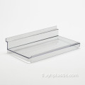 Wholesale Acrylic Slatwall Shoe Shelf na may Takip